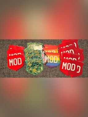 MOD pizza variety of stickers. New.